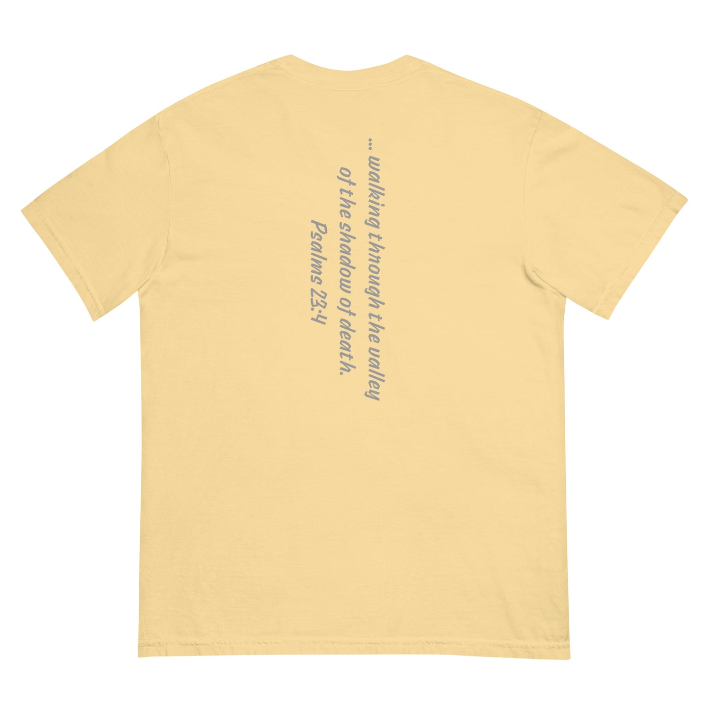 Walking Through The Valley - Men’s garment-dyed heavyweight t-shirt