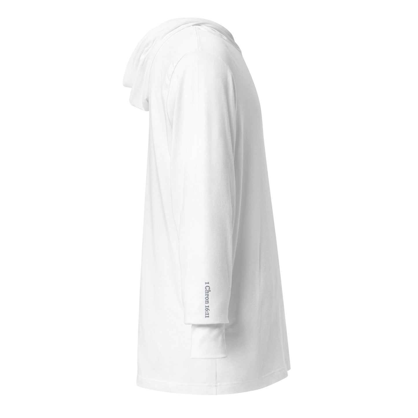 Seeking the Lord & His strength - Unisex Hooded Long Sleeve Tee