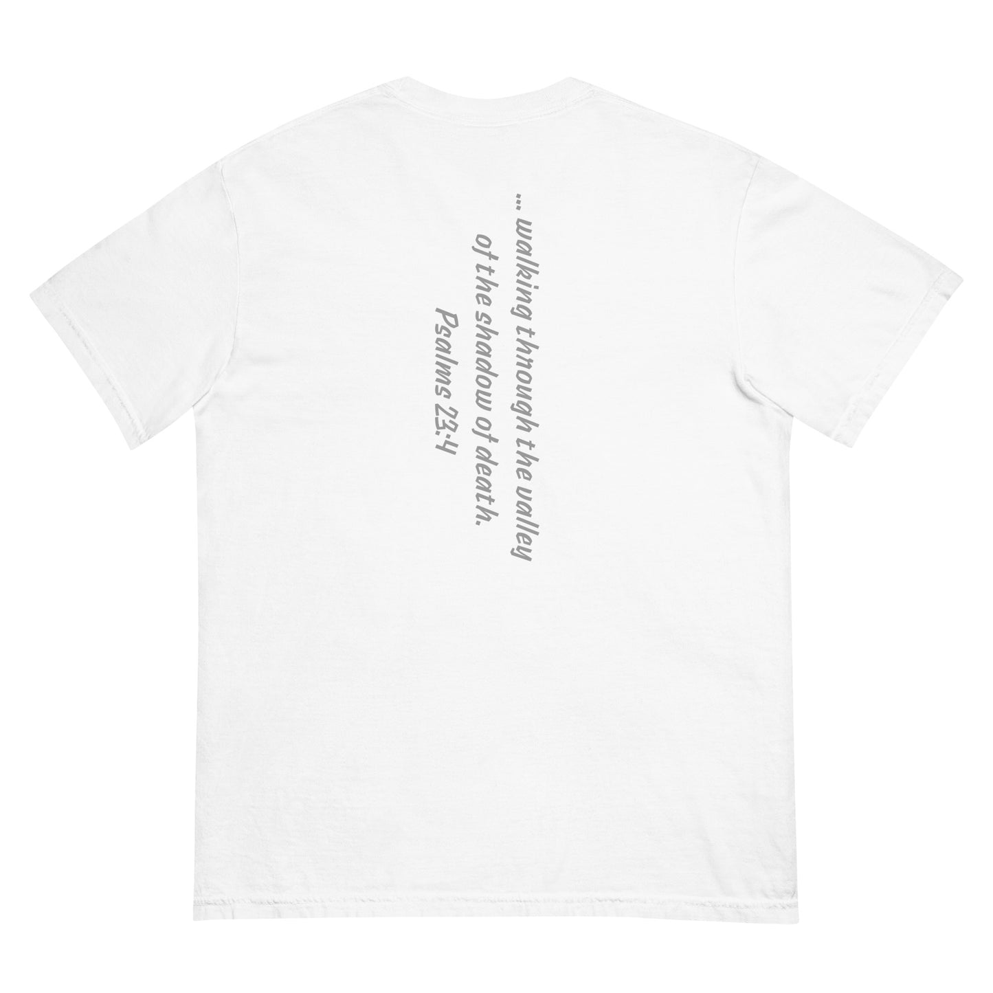 Walking Through The Valley - Men’s garment-dyed heavyweight t-shirt